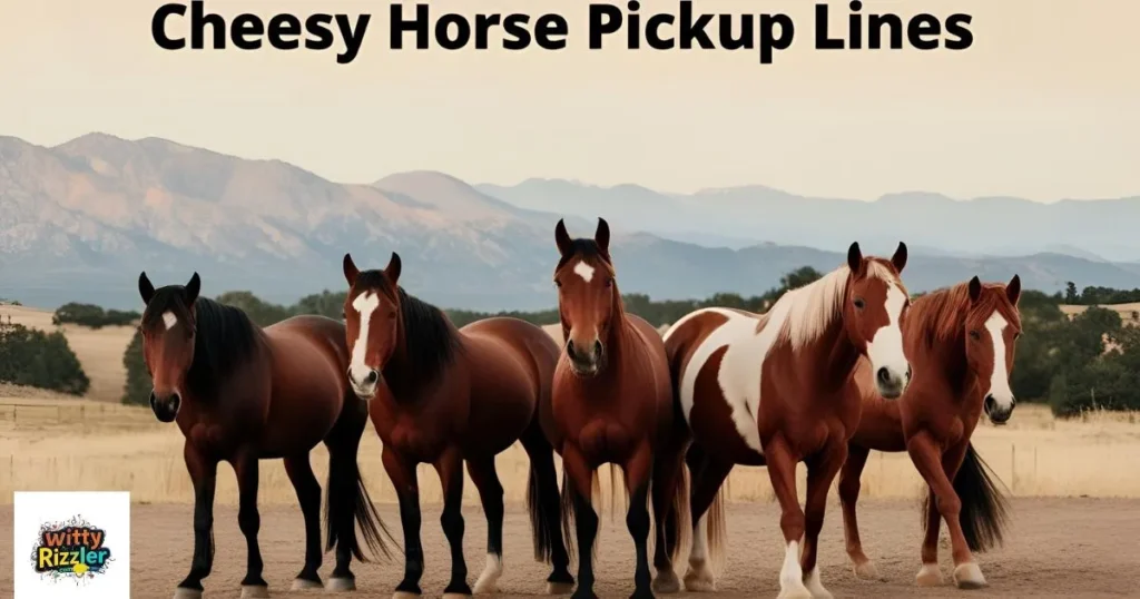 Cheesy Horse Pickup Lines