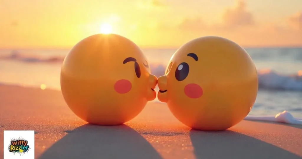 Flirty Kiss Emoji