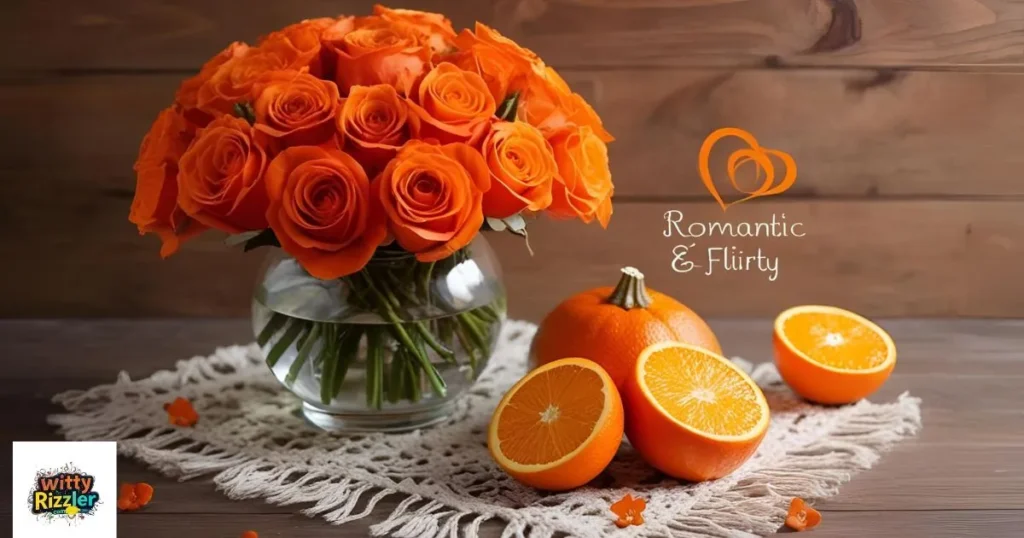 Romantic & Flirty Orange Rizz Lines