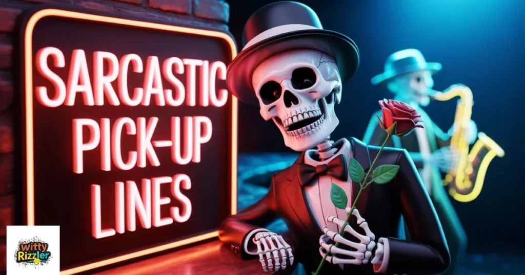 Sarcastic Skeleton Pick Up Lines