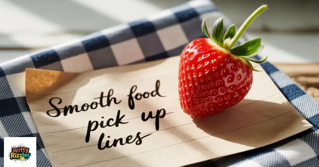Smooth Food Pick Up Lines