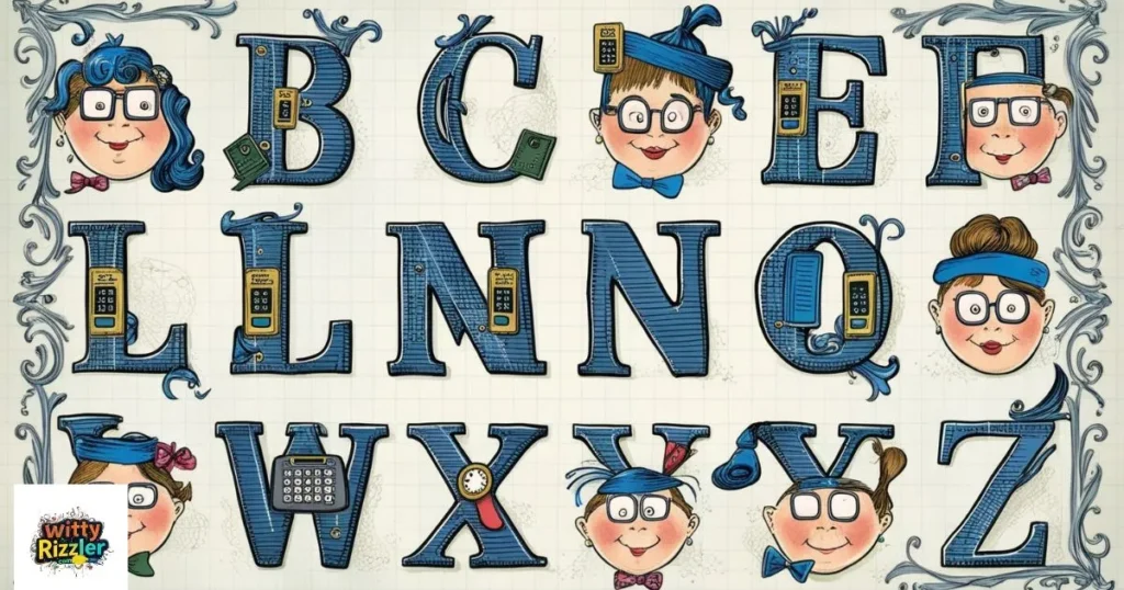 Nerdy Alphabet Pick Up Lines