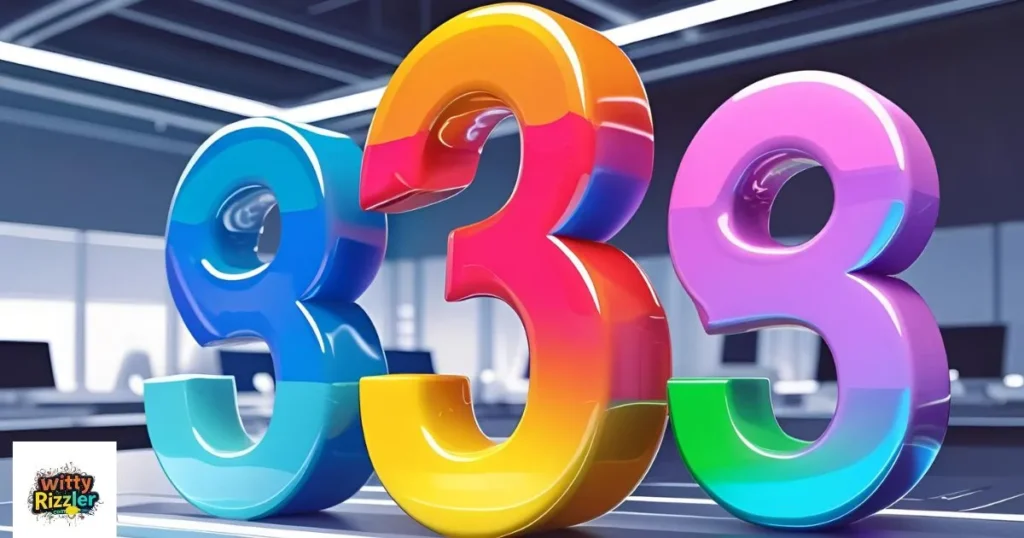 Number Over Text